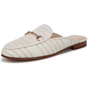 image:imageSam Edelman Womens Linnie Flat MulesWhiteNatural Striped Linen