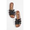 image:imageSam Edelman Womens Bay Flat SandalBlack Vaquero Saddle Leather
