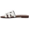 image:imageSam Edelman Womens Bay Flat SandalBright White Leather